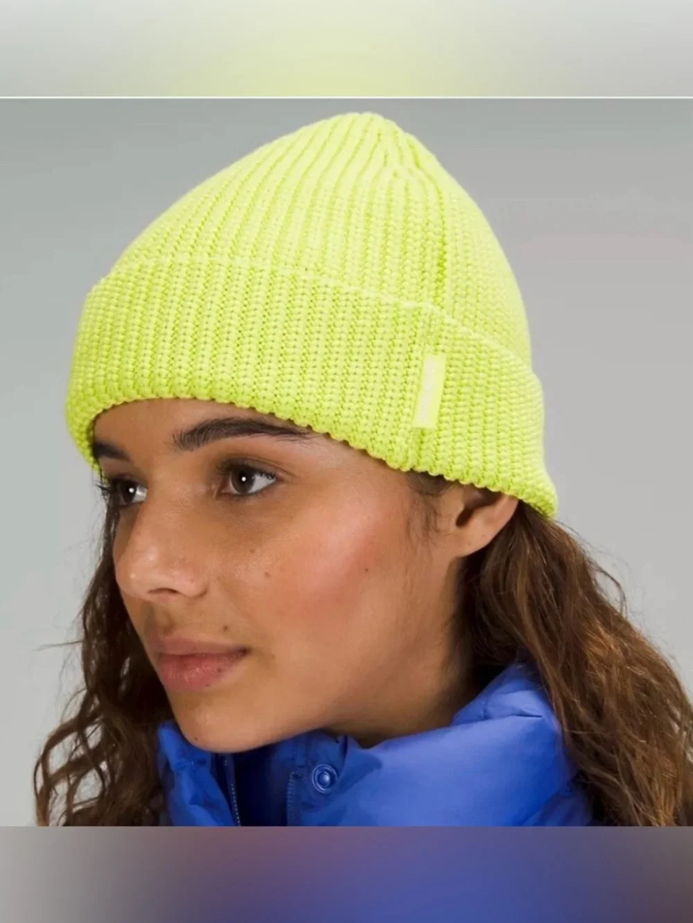 NWOT New Lululemon Hat Close-Fit Cotton-Blend Ribbed Knit Beanie